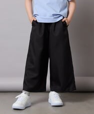 KJLGA21039 a.v.v KIDS(アー・ヴェ・ヴェ) [120-130]サス付きワイドパンツ ブラック