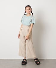 KJLGA21039 a.v.v KIDS(アー・ヴェ・ヴェ) [120-130]サス付きワイドパンツ ブラック