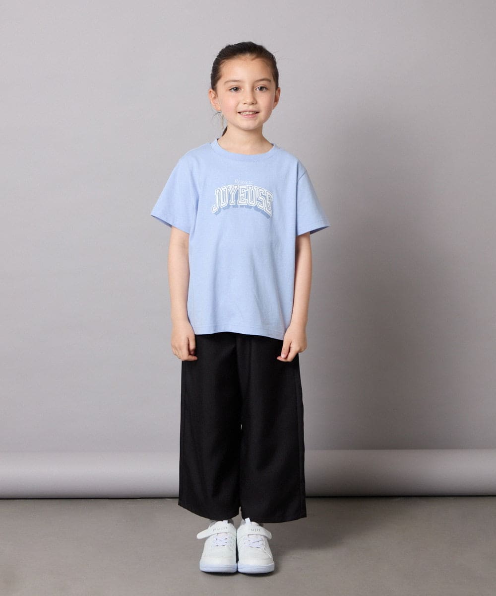 KJLGA21039 a.v.v KIDS(アー・ヴェ・ヴェ) [120-130]サス付きワイドパンツ ブラック
