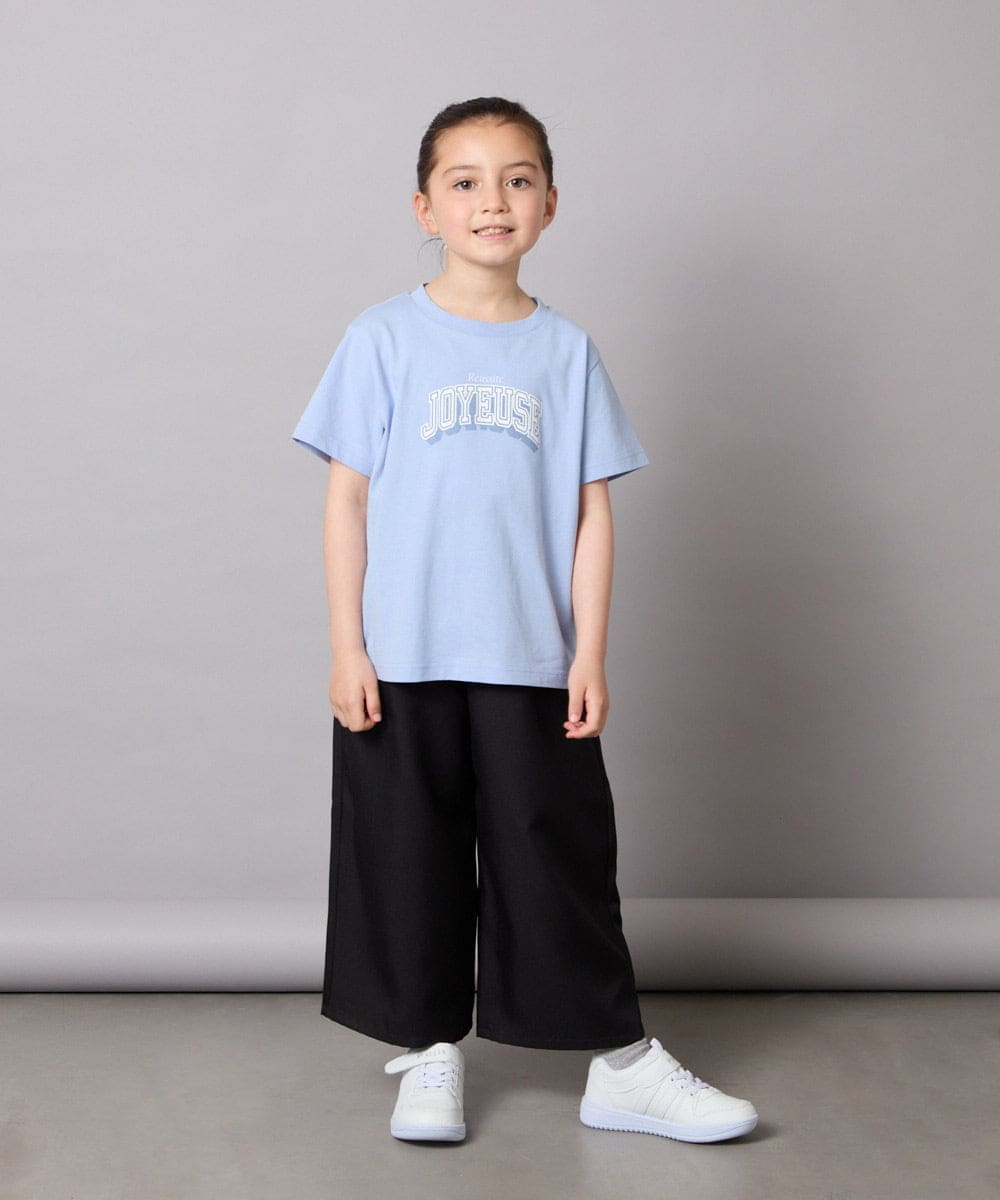 KJLGA21039 a.v.v KIDS(アー・ヴェ・ヴェ) [120-130]サス付きワイドパンツ ブラック