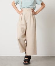 KJLGA21039 a.v.v KIDS(アー・ヴェ・ヴェ) [120-130]サス付きワイドパンツ ブラック