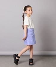 KJLGB01039 a.v.v KIDS(アー・ヴェ・ヴェ) [140-150]サイドベルトキュロット ブルー