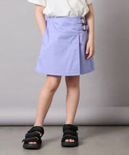 KJLGC01044 a.v.v KIDS(アー・ヴェ・ヴェ) [160]サイドベルトキュロット ラベンダー