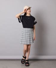 KJLGC01044 a.v.v KIDS(アー・ヴェ・ヴェ) [160]サイドベルトキュロット ブラック