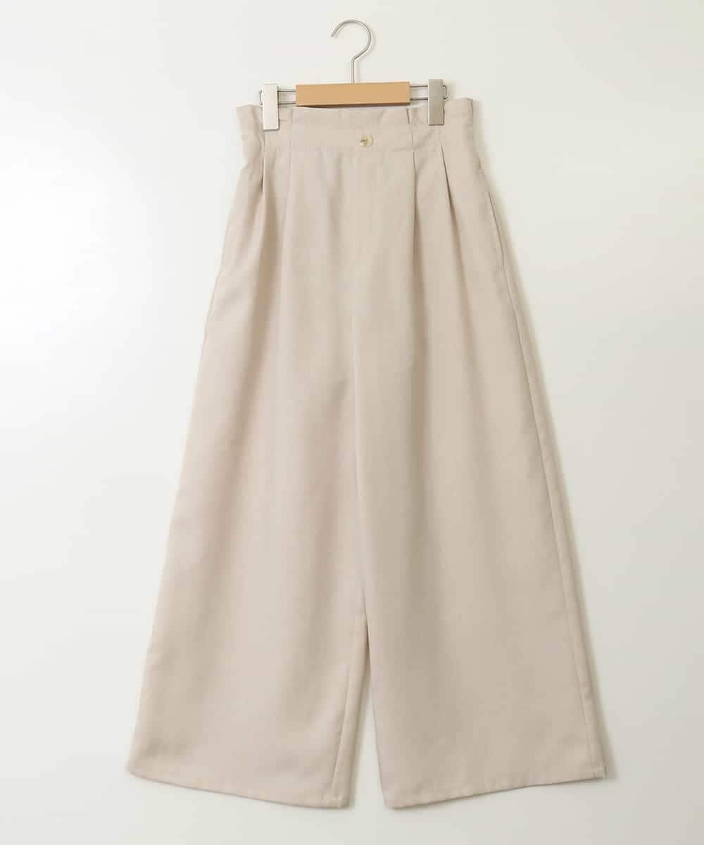 KJLGC21049 a.v.v KIDS(アー・ヴェ・ヴェ) [160]サス付きワイドパンツ ベージュ