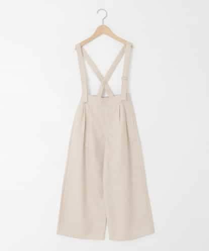 KJLGD01044 a.v.v KIDS [120-160]麻調サス付きワイドパンツ