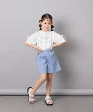KJLGD55039 a.v.v KIDS(アー・ヴェ・ヴェ) [110-130]バックリボンショートパンツ ライトブルー