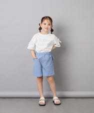 KJLGD55039 a.v.v KIDS(アー・ヴェ・ヴェ) [110-130]バックリボンショートパンツ ライトブルー