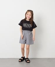 KJLGD55039 a.v.v KIDS(アー・ヴェ・ヴェ) [110-130]バックリボンショートパンツ ブラック