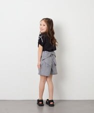 KJLGD55039 a.v.v KIDS(アー・ヴェ・ヴェ) [110-130]バックリボンショートパンツ ブラック