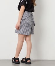 KJLGD55039 a.v.v KIDS(アー・ヴェ・ヴェ) [110-130]バックリボンショートパンツ ブラック