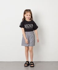 KJLGD55039 a.v.v KIDS(アー・ヴェ・ヴェ) [110-130]バックリボンショートパンツ ブラック