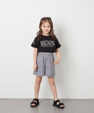 KJLGD55039 a.v.v KIDS(アー・ヴェ・ヴェ) [110-130]バックリボンショートパンツ ブラック