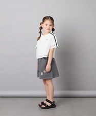 KJLGD56039 a.v.v KIDS(アー・ヴェ・ヴェ) [120-160]アソートデザインデニムキュロット ライトグレー