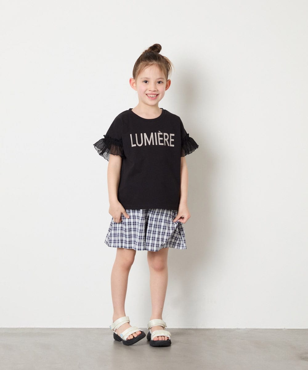 KJLGD68039 a.v.v KIDS(アー・ヴェ・ヴェ) [120-160]【セットアップ可能】タックショートパンツ ネイビー