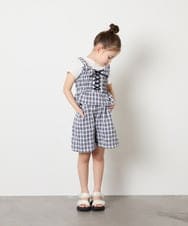 KJLGD68039 a.v.v KIDS(アー・ヴェ・ヴェ) [120-160]【セットアップ可能】タックショートパンツ ネイビー