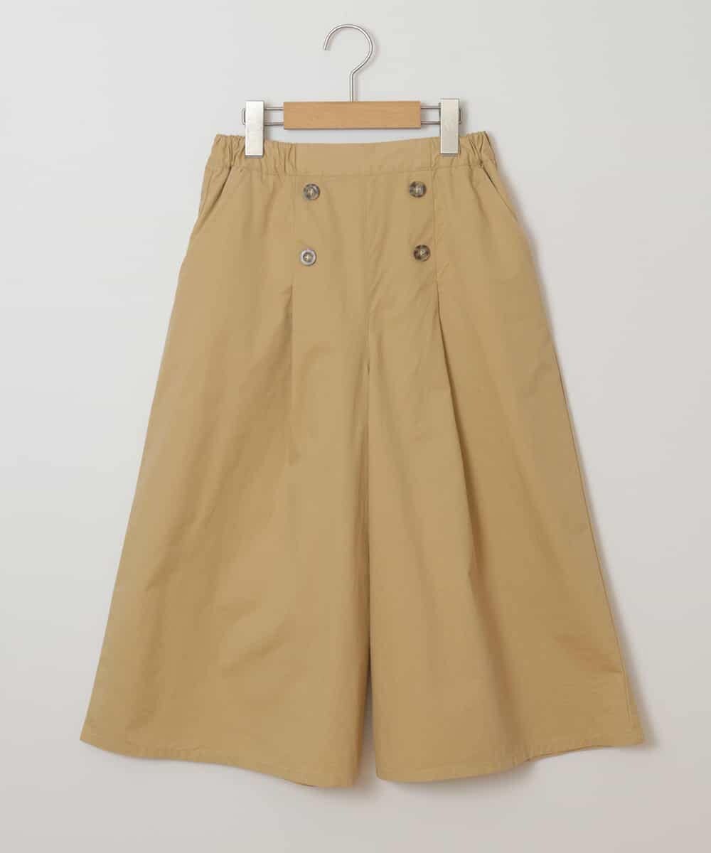 KJLGM64029 a.v.v KIDS(アー・ヴェ・ヴェ) [100-130]ボタンアクセントガウチョパンツ[WEB限定サイズ] ブルー