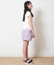KJLGN62034 a.v.v KIDS(アー・ヴェ・ヴェ) [140-150]フロントボタンラップパンツ ブルー