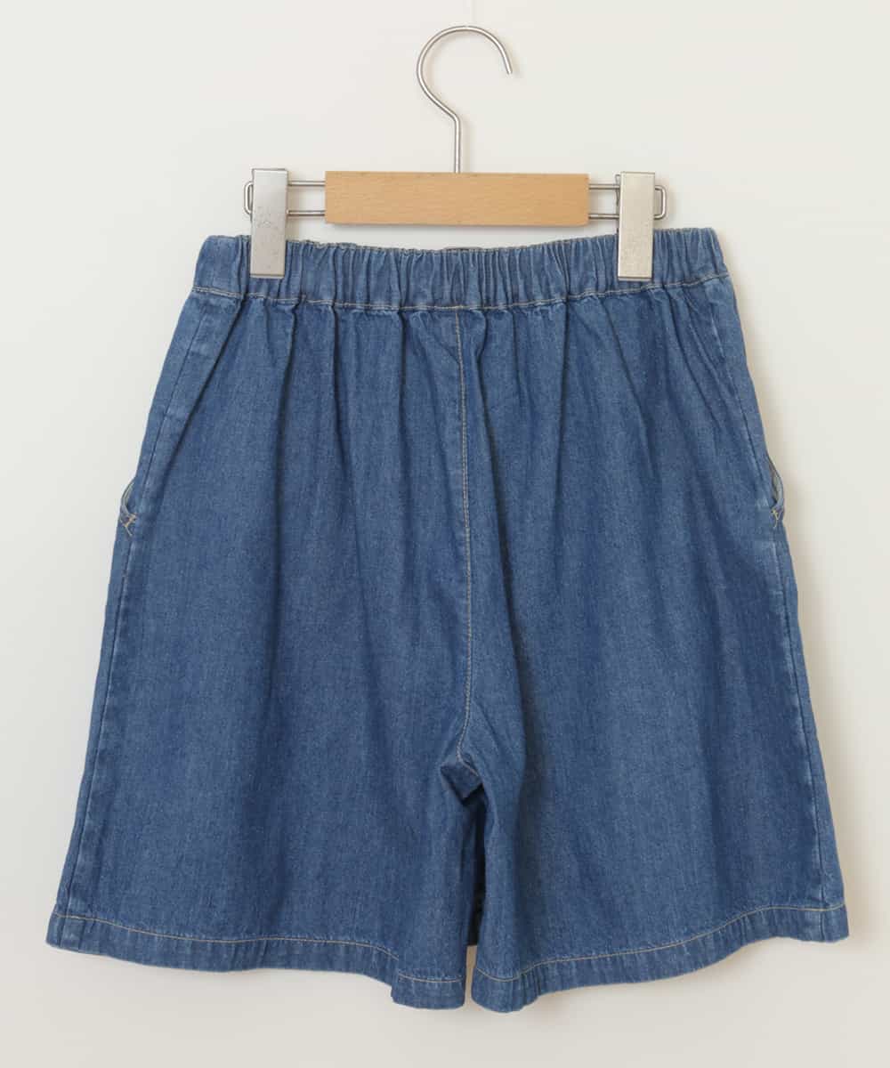 KJLGN62034 a.v.v KIDS(アー・ヴェ・ヴェ) [140-150]フロントボタンラップパンツ ブルー