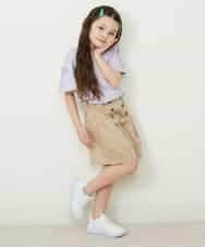 KJLGP03029 a.v.v KIDS(アー・ヴェ・ヴェ) [100-130]フロントボタンショートパンツ ミント