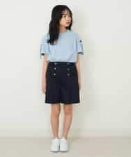 KJLGP03029 a.v.v KIDS(アー・ヴェ・ヴェ) [100-130]フロントボタンショートパンツ ミント