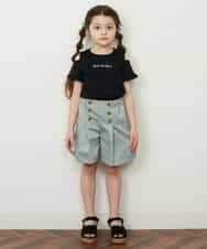 KJLGP03029 a.v.v KIDS(アー・ヴェ・ヴェ) [100-130]フロントボタンショートパンツ ミント