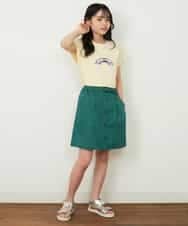 KJLGP04029 a.v.v KIDS(アー・ヴェ・ヴェ) [100-130]フロントボタンスカパン デニム