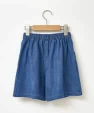 KJLGP04029 a.v.v KIDS(アー・ヴェ・ヴェ) [100-130]フロントボタンスカパン デニム