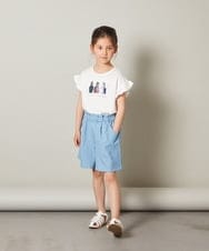 KJLGS04024 a.v.v KIDS(アー・ヴェ・ヴェ) [100-130]タックショートパンツ ピンク