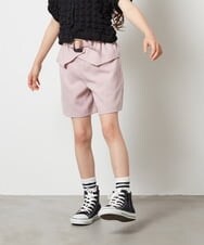 KJLGS05029 a.v.v KIDS(アー・ヴェ・ヴェ) [100-130]コルセットショートパンツ ピンク