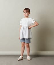 KJLGS05029 a.v.v KIDS(アー・ヴェ・ヴェ) [100-130]コルセットショートパンツ ピンク