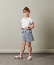 KJLGS05029 a.v.v KIDS(アー・ヴェ・ヴェ) [100-130]コルセットショートパンツ ピンク