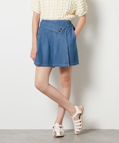 KJLGS06029 a.v.v KIDS [100-130]ラッププリーツキュロット