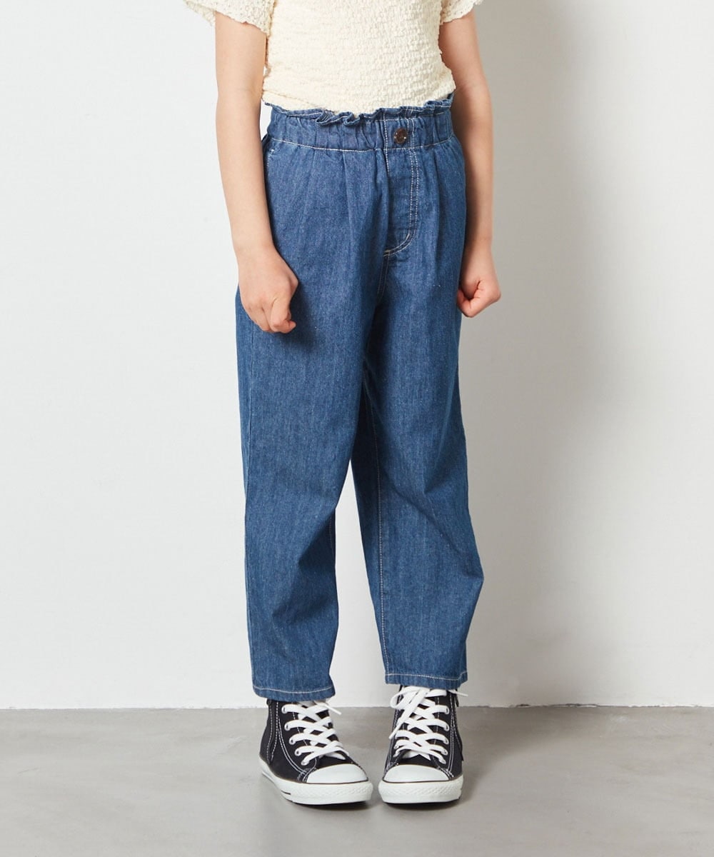 140-150]サスペンダー付きテーパードパンツ(フルレングスパンツ 