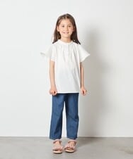 KJLGT02034 a.v.v KIDS(アー・ヴェ・ヴェ) [140-150]サスペンダー付きテーパードパンツ ブラック