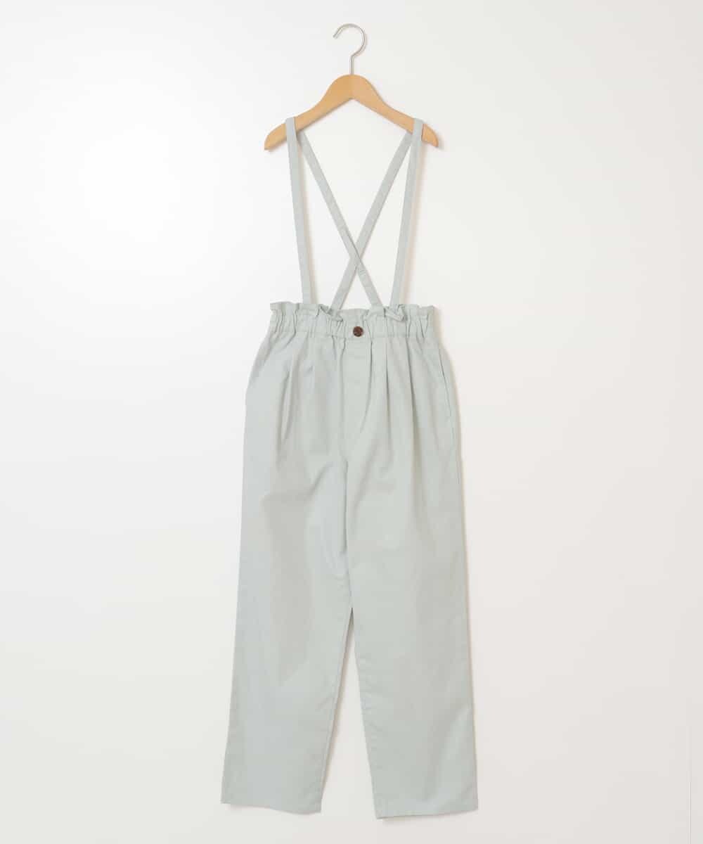 KJLGT02034 a.v.v KIDS(アー・ヴェ・ヴェ) [140-150]サスペンダー付きテーパードパンツ ミント