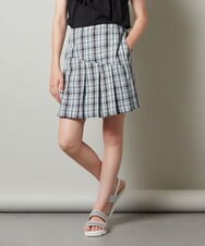 KJLGT12034 a.v.v KIDS(アー・ヴェ・ヴェ) [140-150]【セットアップ対応】アシメプリーツスカパン ブラック