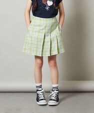 KJLGT12034 a.v.v KIDS(アー・ヴェ・ヴェ) [140-150]【セットアップ対応】アシメプリーツスカパン ブラック