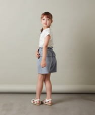 KJLGU05039 a.v.v KIDS(アー・ヴェ・ヴェ) [160]コルセットショートパンツ ライトブルー