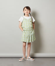 KJLGU12039 a.v.v KIDS(アー・ヴェ・ヴェ) [160]【セットアップ対応】アシメプリーツスカパン ブラック