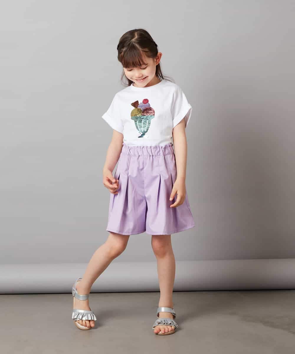 KJLGV01029 a.v.v KIDS(アー・ヴェ・ヴェ) [100-130]アソートキュロット ラベンダー