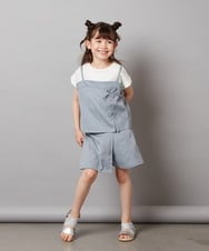 KJLGV02029 a.v.v KIDS(アー・ヴェ・ヴェ) [100-130]【セットアップ対応】ラップデザインショートパンツ ライトブルー