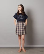 KJLGV02029 a.v.v KIDS(アー・ヴェ・ヴェ) [100-130]【セットアップ対応】ラップデザインショートパンツ ライトブルー