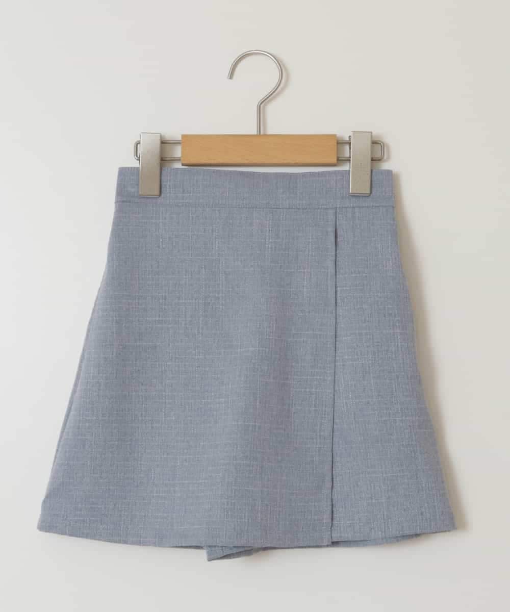 KJLGV02029 a.v.v KIDS(アー・ヴェ・ヴェ) [100-130]【セットアップ対応】ラップデザインショートパンツ ライトブルー
