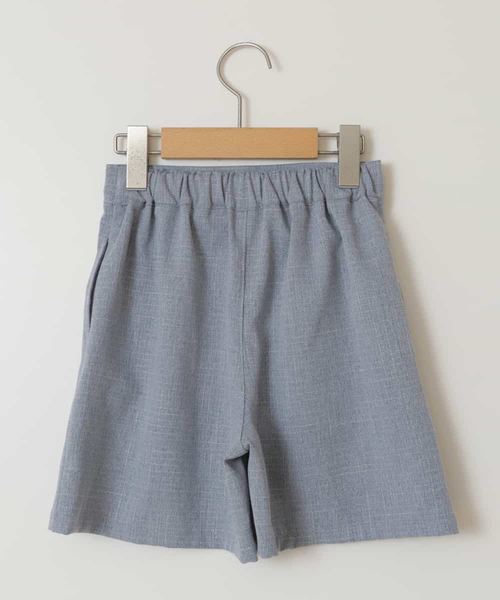 KJLGV02029 a.v.v KIDS(アー・ヴェ・ヴェ) [100-130]【セットアップ対応】ラップデザインショートパンツ ライトブルー