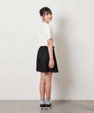 KJLGV07029 a.v.v KIDS(アー・ヴェ・ヴェ) [100-130]レースアッププリーツスカパン ブルー