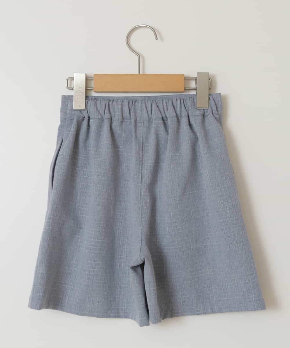 KJLGW02034 a.v.v KIDS(アー・ヴェ・ヴェ) [140-150]【セットアップ対応】ラップデザインショートパンツ ライトブルー