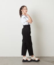 KJLGW04034 a.v.v KIDS(アー・ヴェ・ヴェ) [140-150]サスペンダー付きテーパードパンツ ブルー