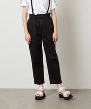 KJLGW04034 a.v.v KIDS(アー・ヴェ・ヴェ) [140-150]サスペンダー付きテーパードパンツ ブラック