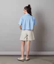 KJLGW05039 a.v.v KIDS(アー・ヴェ・ヴェ) [140-150]ワンタックショートパンツ ブラック